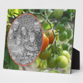 ガーデンさくらんぼトマト自分の写真を追加 フォトプラーク (側面)