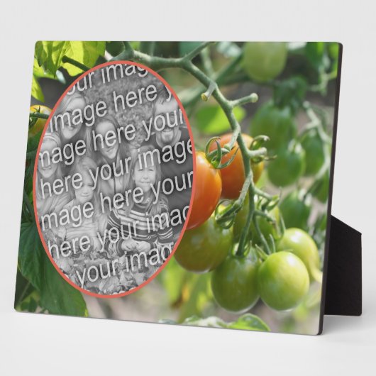 ガーデンさくらんぼトマト自分の写真を追加 フォトプラーク (側面)