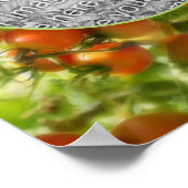 ガーデンさくらんぼトマト自然あなたの写真を追加 ポスター (角)