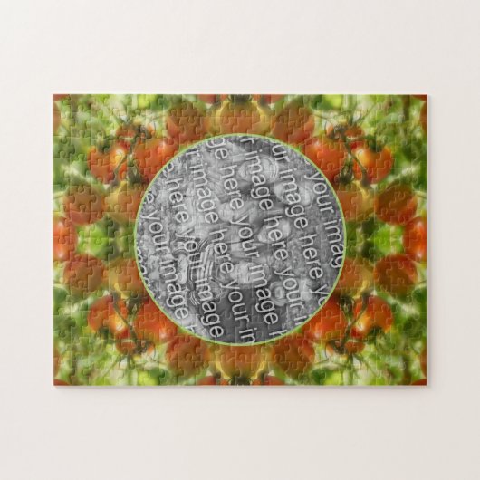 ガーデンさくらんぼトマト自然自分の写真を追加 ジグソーパズル (横)