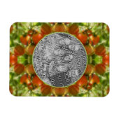 ガーデンさくらんぼトマト自然自分の写真を追加 マグネット (横)