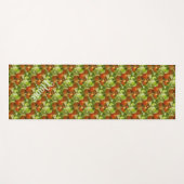 ガーデンさくらんぼトマト自然 パーソナライズされた ヨガマット (正面(横))