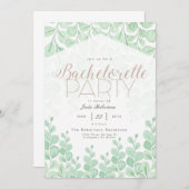 ガーデンつる植物 |バチェロレッテ招待状 招待状 (正面/裏面)