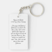 ガーデンでの苦悩イエスキリスト キーホルダー (裏面)