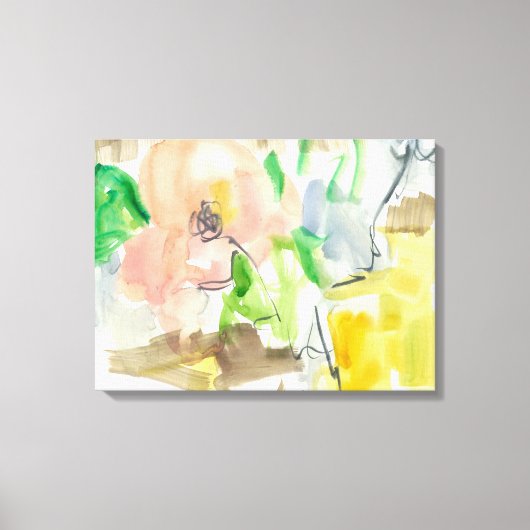 ガーデンでワミィII キャンバスプリント (正面)