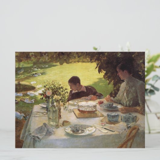 ガーデンで朝食 カード (スタンド正面)