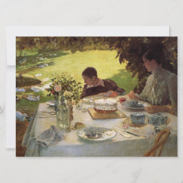 ガーデンで朝食 カード