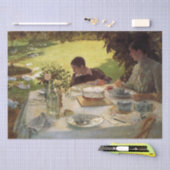 ガーデンで朝食 薄葉紙 (クラフト)