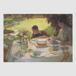 ガーデンで朝食 薄葉紙