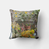 ガーデンとナローボート クッション (裏面)