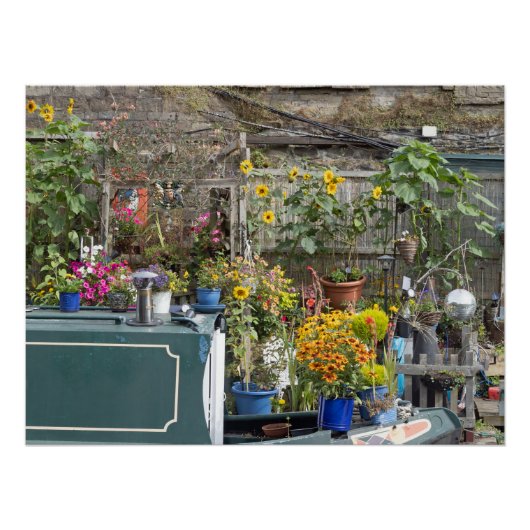 ガーデンとナローボート ポスター (正面)