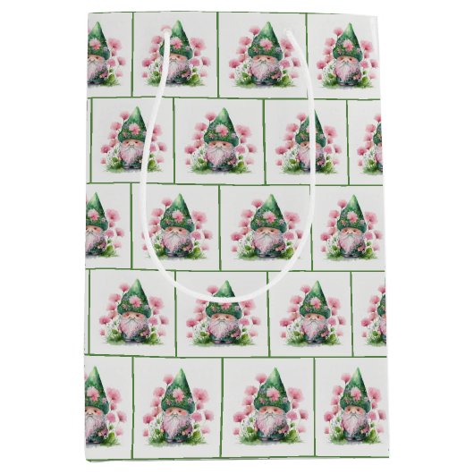 ガーデンにアイルランドのレプレシャン ミディアムペーパーバッグ (正面)