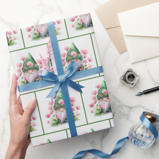 ガーデンにアイルランドのレプレシャン ラッピングペーパー (ギフト)