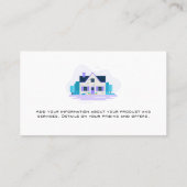 ガーデンのある建築ホーム 名刺 (裏面)