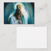 ガーデンのアゴニー, 1898によってフランシュワルツ ノートカード (正面/裏面)