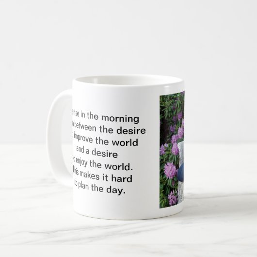 ガーデンのウェルシュテリア コーヒーマグカップ (正面左)