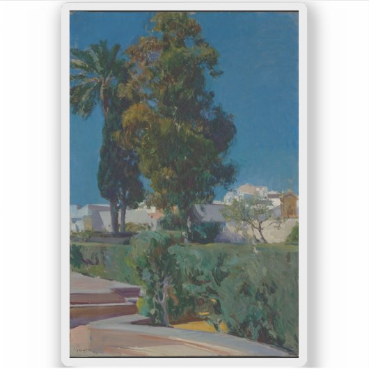 ガーデンのコーナー、アルカザール、セビリア シール (正面)