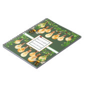 ガーデンのストリングはミツバチとライト。アイビー・ラディバグ ノートブック (左側)