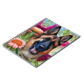 ガーデンのドイツの羊飼い ノートブック (左側)