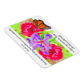 ガーデンの主(昆虫)オオカバマダラ、モナーク蝶に信頼 マグネット (右側)