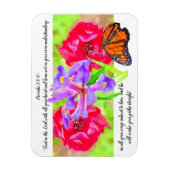 ガーデンの主(昆虫)オオカバマダラ、モナーク蝶に信頼 マグネット (縦)