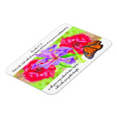 ガーデンの主(昆虫)オオカバマダラ、モナーク蝶に信頼 マグネット (左側)