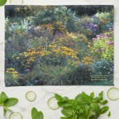 ガーデンの初期秋 キッチンタオル (折り畳み)