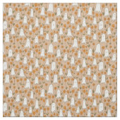 ガーデンの可愛い幽霊ハロウィーン ファブリック (見本)