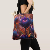 ガーデンの夜明け トートバッグ (クローズアップ)