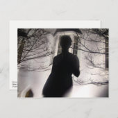 ガーデンの女の子 – カップベアの青年の女神 ポストカード (正面/裏面)