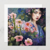 ガーデンの女性5 (正面/裏面)