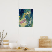 ガーデンの女性 ポスター (キッチン)