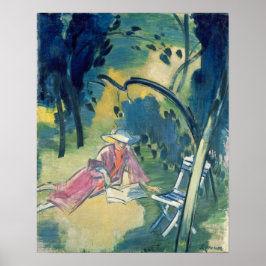 ガーデンの女性 ポスター