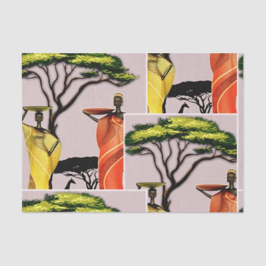 ガーデンの女性 薄葉紙 (正面)