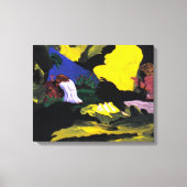 ガーデンの祈イエズキャンバスに キャンバスプリント (正面)