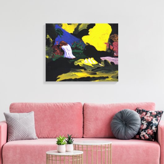 ガーデンの祈イエズキャンバスに キャンバスプリント (インサイチュ (リビング))