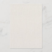 ガーデンの開花ワイルドフラワーQRコード結婚ズ エンクロージャーカード (裏面)