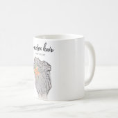 ガーデンの髪をマグ気にしない コーヒーマグカップ (正面右)