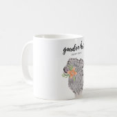 ガーデンの髪をマグ気にしない コーヒーマグカップ (正面左)