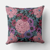 ガーデンはっきりした花模様 クッション (裏面)