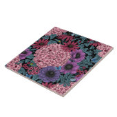 ガーデンはっきりした花模様 タイル (側面)