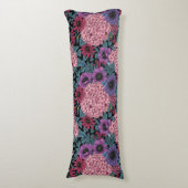 ガーデンはっきりした花模様 ボディピロー (正面縦)