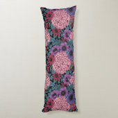 ガーデンはっきりした花模様 ボディピロー (裏面 (縦))