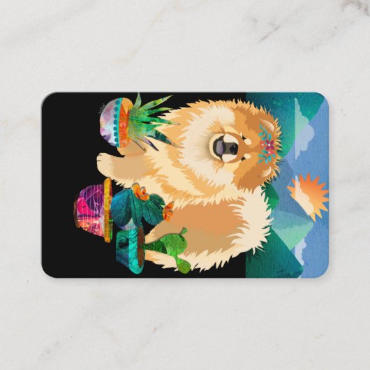 ガーデンは私のスマイルを作カスタマイズる – 名刺 (正面)