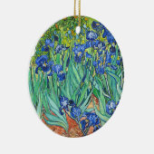 ガーデンアイリスズヴィンテージバンゴッホフローラズ セラミックオーナメント (右)
