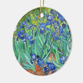 ガーデンアイリスズヴィンテージバンゴッホフローラズ セラミックオーナメント (左)