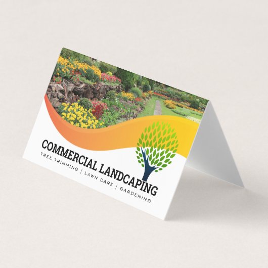 ガーデンアウトドア |ガーデニング |造園 名刺 (正面)