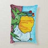 ガーデンアクセント枕のチューリップ アクセントクッション (裏面(縦))