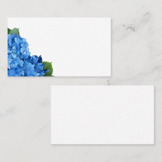 ガーデンアジサイ結婚ズ空白の座席表 プレイスカード (正面/裏面)