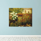 ガーデンアットギヴェルニー キャンバスプリント (インサイチュ (ウッドフロア))